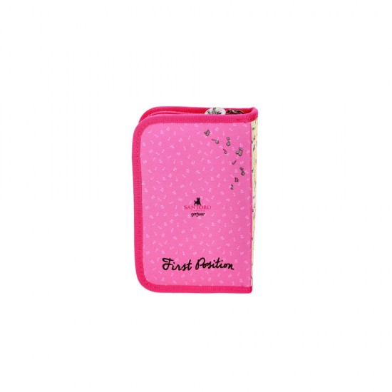 Penar neechipat Gorjuss Santoro, 1 compartiment, sclipici, First Position