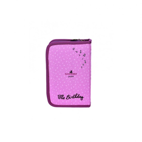 Penar neechipat Gorjuss Santoro, 1 compartiment, sclipici, The Birthday