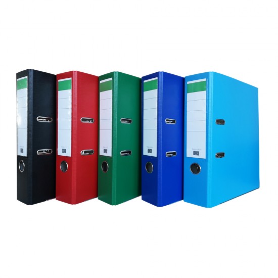 Biblioraft PP/carton, 75 mm, rosu