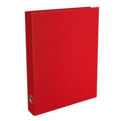 Caiet mecanic RTC, A4, 2 inele, diametru inele 20 mm, rosu