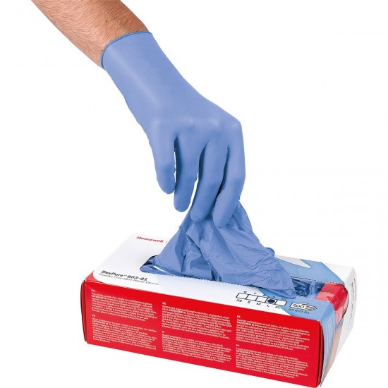 Manusi nitril, Honeywell, Dexpure 803-81, marimea L, 200 buc/cutie