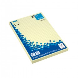 Notite adezive InFO, matematica, 100x150 mm, 100 file Notite adezive InFO, matematica, 100x150 mm, 100 file