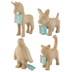 Decoratiuni din hartie Creative Craft, diverse animale, 14 cm Decoratiuni din hartie Creative Craft, diverse animale, 14 cm