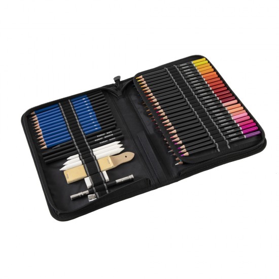 Trusa 96 piese Creative Craft, pentru schite si colorat ArtSensations
