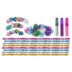 Set accesorii Creative Craft, 3 tuburi de lipici in galetusa roz