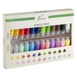 Set culori acrilice Creative Craft Fine Art, 24 culori, 22 ml Set culori acrilice Creative Craft Fine Art, 24 culori, 22 ml
