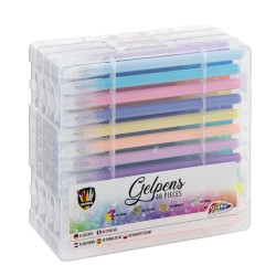 Set pixuri cu gel colorate Creative Craft, 48 bucati Set pixuri cu gel colorate Creative Craft, 48 bucati