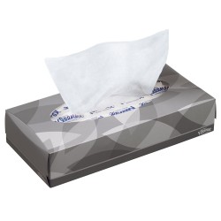 Servetele faciale Kimberly-Clark Kleenex, albe, 2 straturi, 100 bucati/cutie Servetele faciale Kimberly-Clark Kleenex, albe, 2 straturi, 100 bucati/cutie