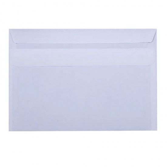 Plic C6, 114 x 162 mm, alb, autoadeziv, 80 g/mp, 25 bucati/set