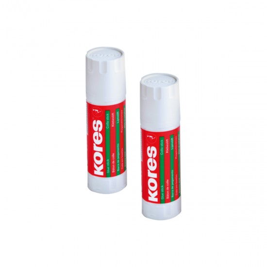 Lipici solid Kores, 8 g, 2 bucati/blister
