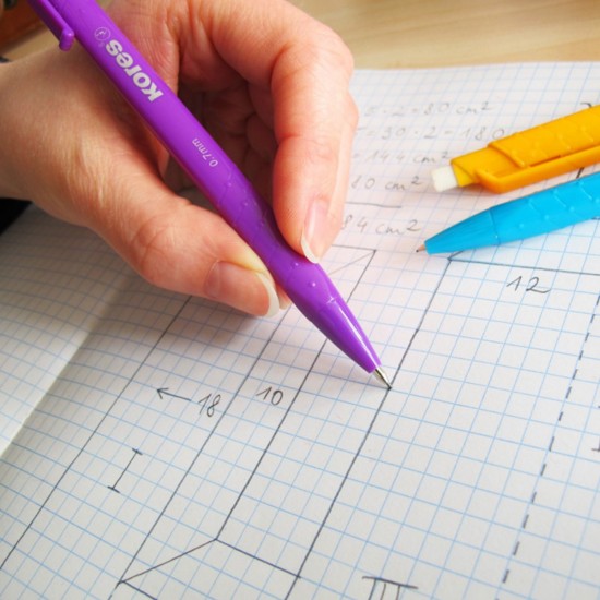 Creion mecanic M1 Kores Grafitos, 0.7 mm, 12 bucati/set