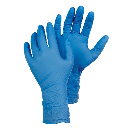 Manusi nitril, Tegera 84501, unica folosinta, 100 bucati/cutie, marimea 9