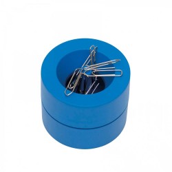 Dispenser agrafe MAUL, din plastic reciclat, albastru Dispenser agrafe MAUL, din plastic reciclat, albastru