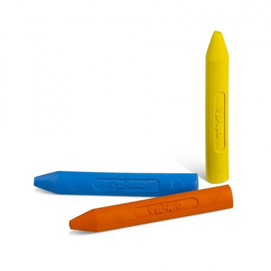 Creioane cerate Supersoft Morocolor Primo, inaltime 85 mm, in cutie de plastic