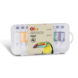 Tempera Morocolor Primo pe baza de ulei, 10 culori/set, 18 ml/tub de aluminiu Tempera Morocolor Primo pe baza de ulei, 10 culori/set, 18 ml/tub de aluminiu