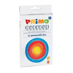 Markere pentru copii Morocolor, 2 varfuri, 10 culori/set