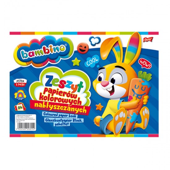 Hartie glasata A4, coli lucioase, 10 file