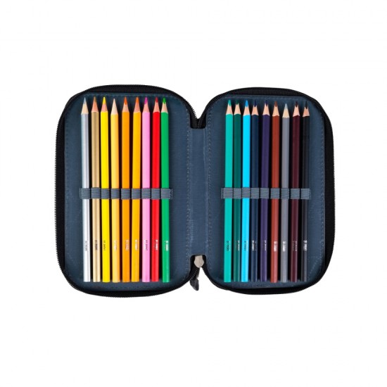 Penar scolar Majewski, St Right PC05, 3 compartimente, echipat, Moro Penar scolar Majewski, St Right PC05, 3 compartimente, echipat, Moro