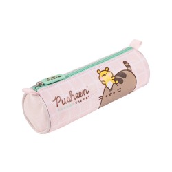 Penar tubular Majewski, Pusheen Roz, 1 compartiment Penar tubular Majewski, Pusheen Roz, 1 compartiment