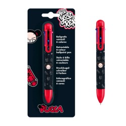 Pix cu mecanism Pucca, mine in diverse culori Pix cu mecanism Pucca, mine in diverse culori