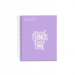 Caiet cu spira Miquelrius Messages, A6, matematica, 100 file, mov