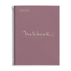 Caiet reciclat Miquelrius ECOLAVENDER Emotions, cu spira, A4, matematica, 80 file, lavanda Caiet reciclat Miquelrius ECOLAVENDER Emotions, cu spira, A4, matematica, 80 file, lavanda