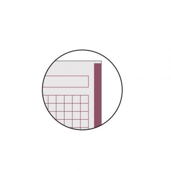 Caiet reciclat Miquelrius ECOLAVENDER Emotions, cu spira, A4, matematica, 80 file, lavanda