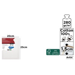 Canvas Main Paper, 20x25 cm, 280g/mp Canvas Main Paper, 20x25 cm, 280g/mp