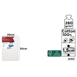 Canvas Main Paper, 20x30 cm, 280g/mp Canvas Main Paper, 20x30 cm, 280g/mp