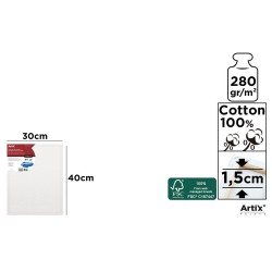 Canvas Main Paper, 40x30 cm, 280g/mp Canvas Main Paper, 40x30 cm, 280g/mp