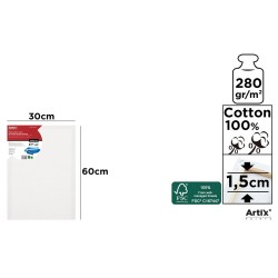 Canvas Main Paper, 30x60 cm, 280g/mp Canvas Main Paper, 30x60 cm, 280g/mp
