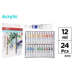 Set 24 tempera acrilica Main Paper, 12 ml Set 24 tempera acrilica Main Paper, 12 ml