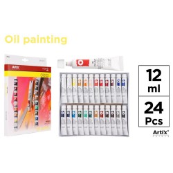 Set 24 tempera ulei Main Paper, 12 ml Set 24 tempera ulei Main Paper, 12 ml
