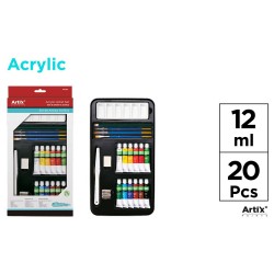 Setul artistului Main Paper, 12 tempera, 3 pensule, 1 spatula, 1 creion, 1 ascutitoare, 1 radiera Setul artistului Main Paper, 12 tempera, 3 pensule, 1 spatula, 1 creion, 1 ascutitoare, 1 radiera