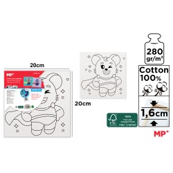 Canvas pentru copii Main Paper, 20 cm, 280g/mp Canvas pentru copii Main Paper, 20 cm, 280g/mp