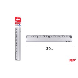 Rigla aluminiu Main Paper, 20 cm, blister