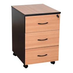 Dulapior mobil Office Line, PAL, stejar/negru, 43x52x67 cm Dulapior mobil Office Line, PAL, stejar/negru, 43x52x67 cm