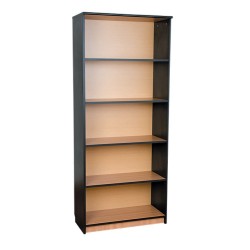 Etajera inalta Office Line, PAL, stejar/negru Etajera inalta Office Line, PAL, stejar/negru