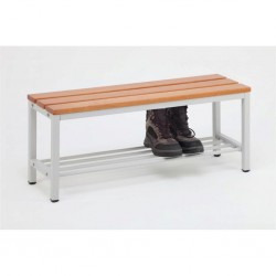 Banca vestiar, cadru metalic cu suport de pantofi, 1500 x 350 x 450 mm Banca vestiar, cadru metalic cu suport de pantofi, 1500 x 350 x 450 mm