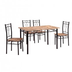 Set masa Vera cu 4 scaune, mozaic