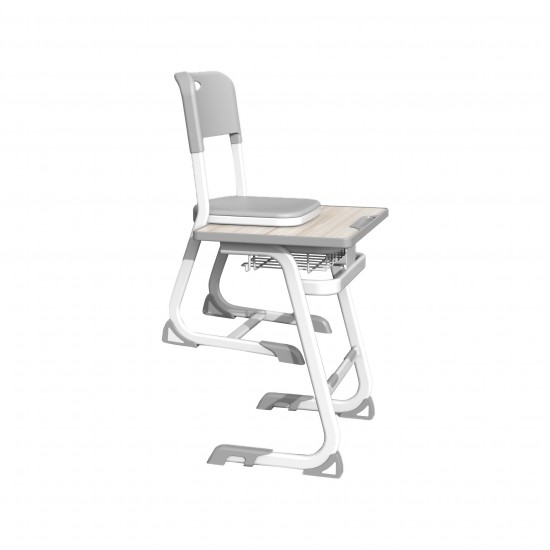 Banca scolara ergonomica, cu scaun, I/VIII