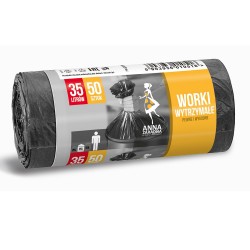 Saci menajeri HDPE, 35 l, negru, 50 bucati/rola Saci menajeri HDPE, 35 l, negru, 50 bucati/rola