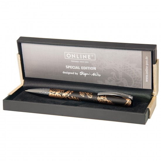 Pix cu mecanism, Online, Vision, negru, design Dragon Spirit, ambalat in cutie