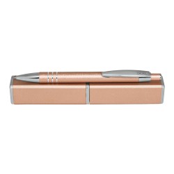 Pix cu mecanism Online Graphite, corp aluminiu, rose, in etui