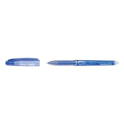 Roller cu gel Pilot Frixion Point, fara mecanism, 0.5 mm, albastru