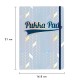 Agenda jurnal A5 Pukka Glee dictando 96 pag coperta tare albastru deschis