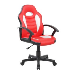 Scaun gamer US92 Euro rosu-alb