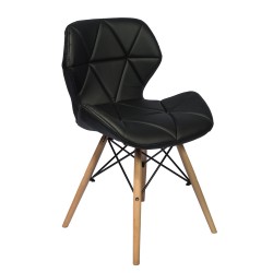 Scaun living Alia negru