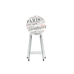 Taburet pliant Cosmo Paris alb