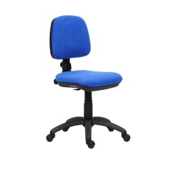 Scaun de birou BORA, profesional, material textil, negru